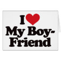 I Love My Boyfriend cards