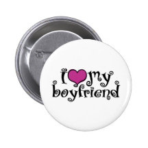 I Love My Boyfriend Pins