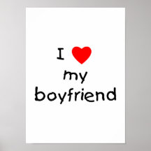 I Love My Boyfriend Poster