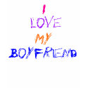 I, Love, My, Boyfriend t-shirts