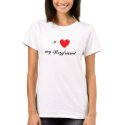 I Love my Boyfriend t-shirts