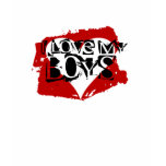I Love My Boys t-shirts