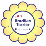 I Love My Brazilian Terrier (Male Dog) Cut Outs
