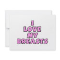 I Love My Breasts II invitations