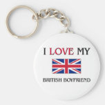 I Love My British Boyfriend Key Chain