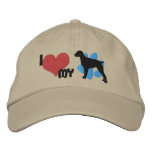 I Love my Brittany Spaniel Embroidered Hat embroidered hats