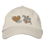I Love my Brittany Spaniel Embroidered Hat (Brown)