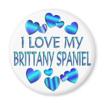 I Love My Brittany Spaniel magnets