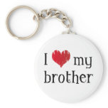 I love my brother key chains