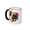 I Love my Bullmastiff Mug (Cartoon)