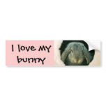 I love my bunny bumper stickers