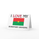 I Love My Burkinabe Grandma cards
