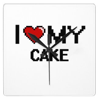 I Love My Cake Digital design