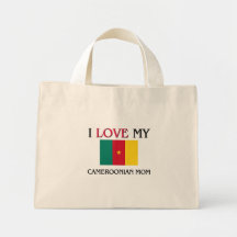 I Love My Cameroonian Mum Tote Bags