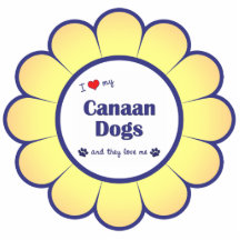 I Love My Canaan Dogs (Multiple Dogs) Photo Sculptures