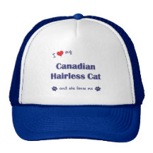I Love My Canadian Hairless Cat (Female Cat) Mesh Hats