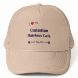 I Love My Canadian Hairless Cats (Multiple Cats) hats