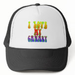 I Love My Canary hats