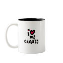 I Love My Canary mugs