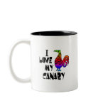 I Love My Canary Coffee Mugs