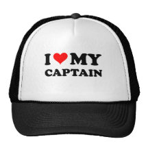 I Love My Captain Hats