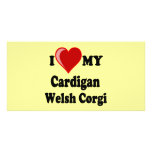 I Love My Cardigan Welsh Corgi Dog Lover Gifts photo cards