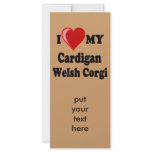 I Love My Cardigan Welsh Corgi Dog Lover Gifts rack cards