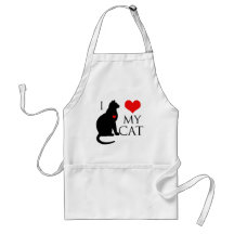I Love My Cat Apron