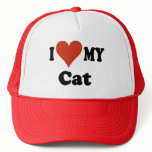 I Love My Cat Baseball Cap - Hat