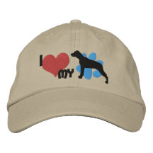 I Love my Catahoula Embroidered Hat