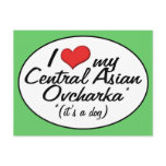 I Love My Central Asian Ovcharka (It's a Dog) Post Cards