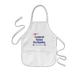 I Love My Central Asian Ovcharka (Male Dog) Aprons