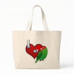 I Love my Cherry Headed Conure bags