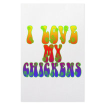 I Love My Chickens Custom Stationery