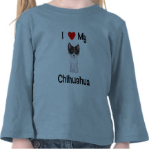 I Love My Chihuahua (picture) Tees