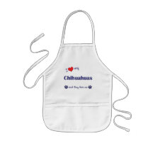 I Love My Chihuahuas (Multiple Dogs) Apron