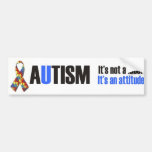 I love my child with autism - unique sticker desig bumper stickers