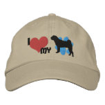 I Love my Chinese Shar Pei Embroidered Hat embroidered hats