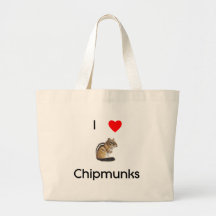 I love my chipmunks Bag