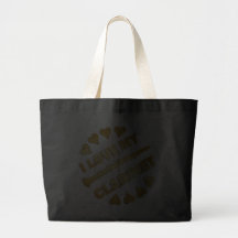 I LOVE MY CLARINET CANVAS BAGS