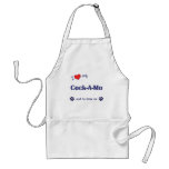 I Love My Cock-A-Mo (Male Dog) Apron