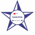 I Love My Cock-A-Tzu (Male Dog) photo sculptures