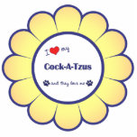 I Love My Cock-A-Tzus (Multiple Dogs) Acrylic Cut Out