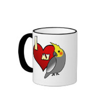I Love my Cockatiel Coffee Mug