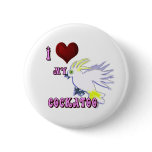 i love my cockatoo buttons