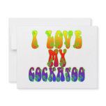 I Love My Cockatoo invitations