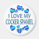 I Love My Cocker Spaniel Fridge Magnets