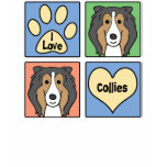 I Love My Collie t-shirts