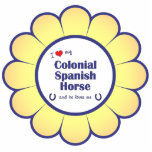 I Love My Colonial Spanish Horse (Male Horse) photo sculptures