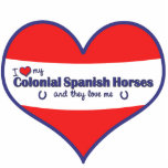 I Love My Colonial Spanish Horses (Multi Horses) photo sculptures